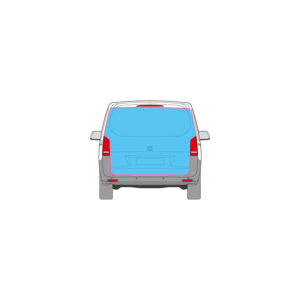 Kastenwagen Fahrzeugbeschriftung nur auf dem Heck