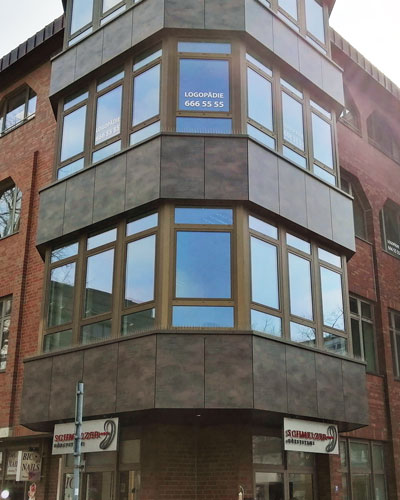 Sichtschutzfolien+Beschriftung Hamburg