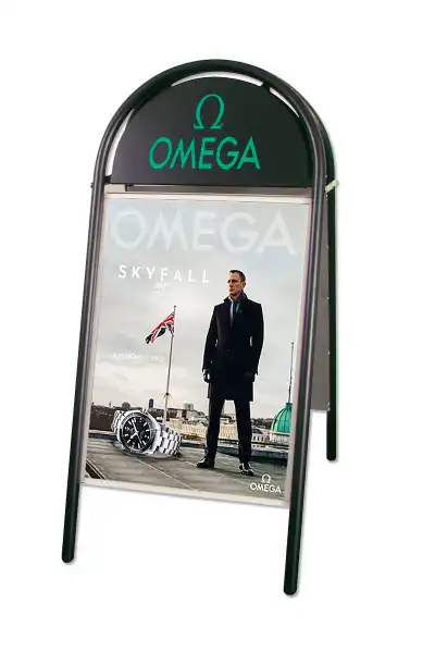 Kundenstopper Farben schwarz