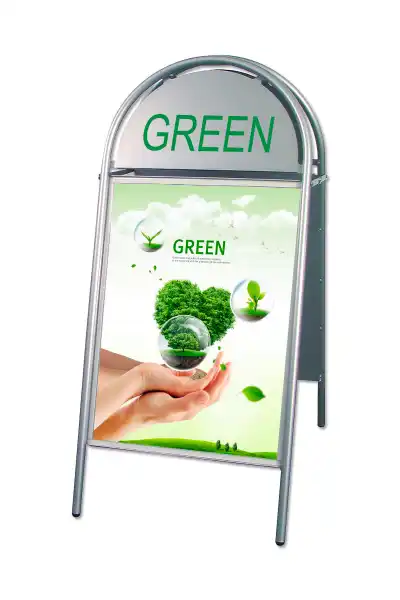 Kundenstopper kaufen Farben silber