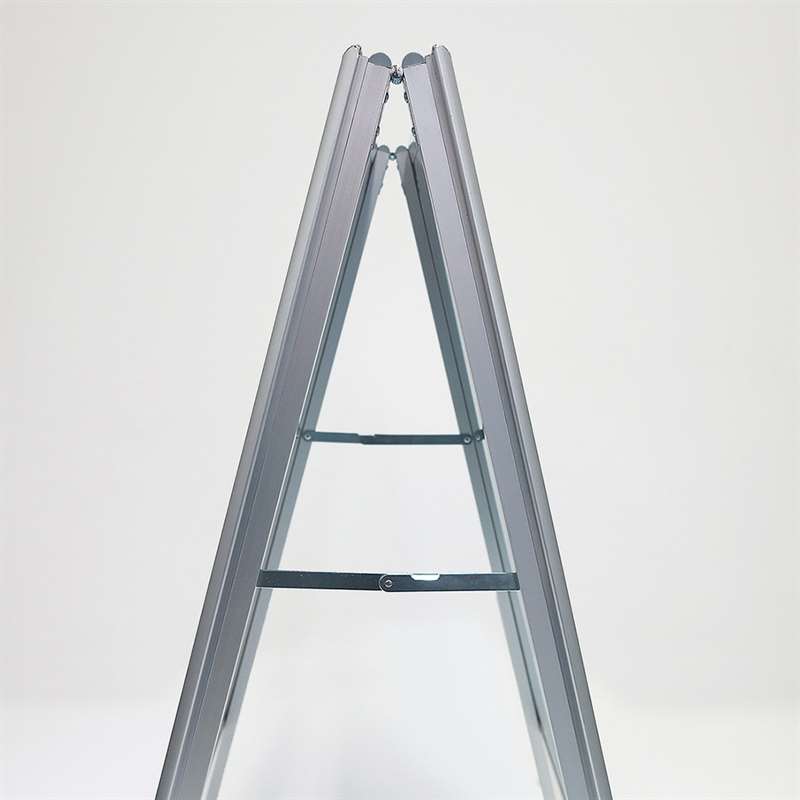 Cityline Kundenstopper A1 silber Klappmechanismus