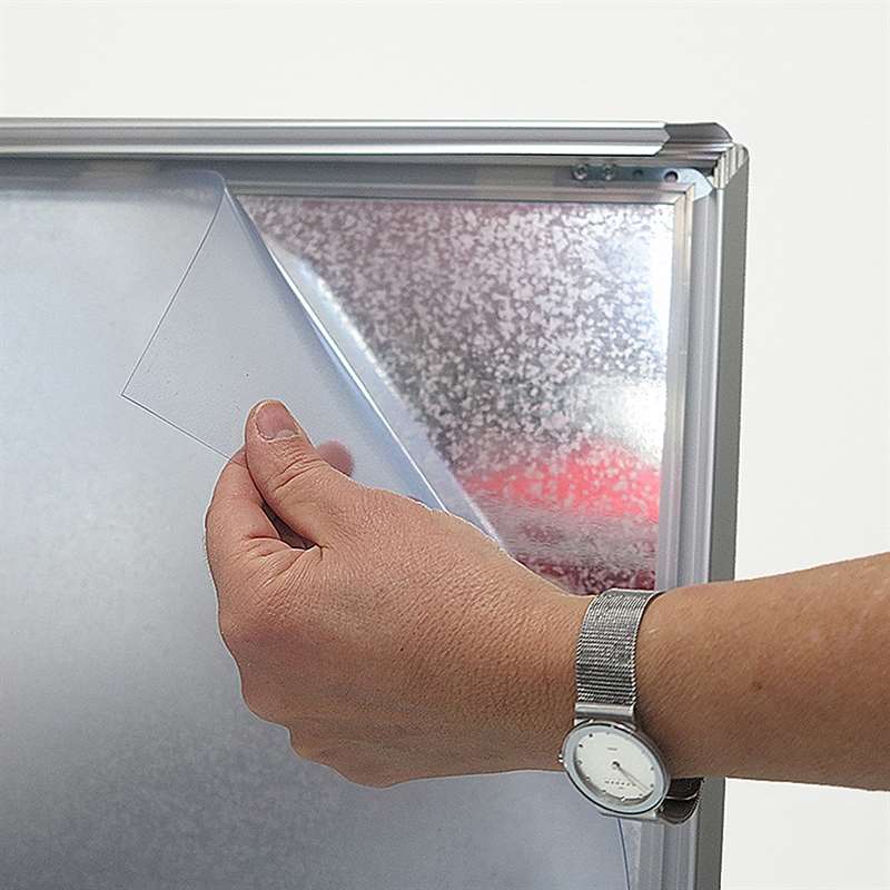 Cityline Kundenstopper A0 silber Folie