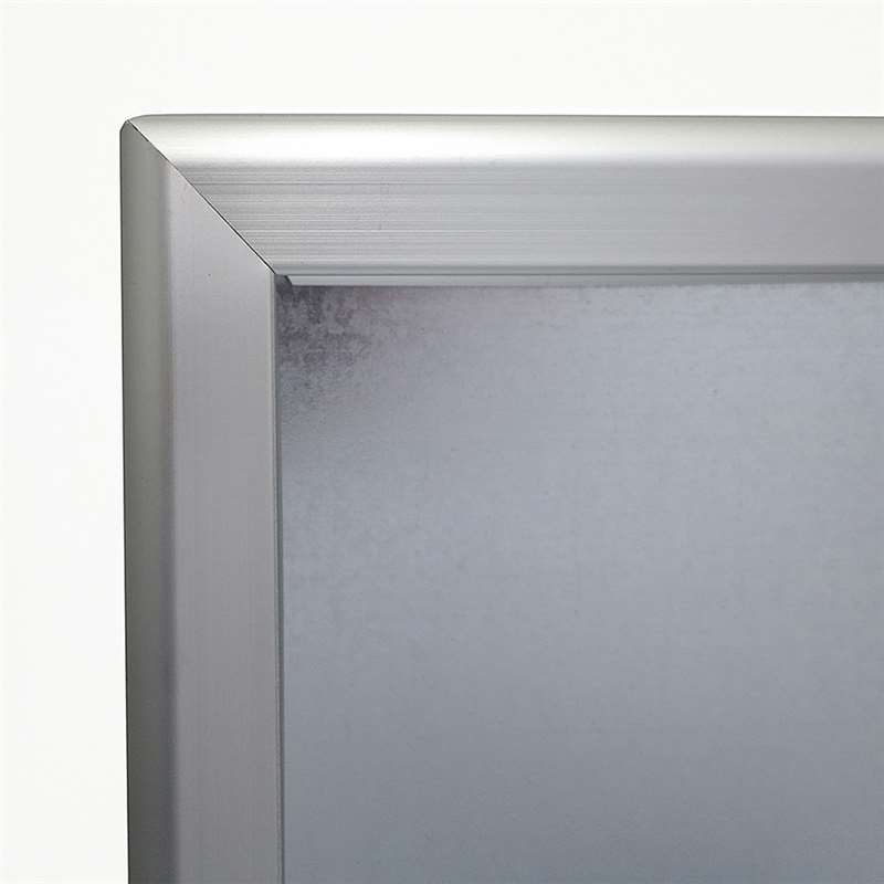 Cityline Kundenstopper A0 silber Rückwand