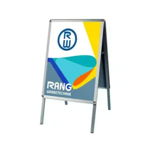 StreetBoard Kundenstopper A1 silber Aufsteller