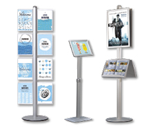 Infoständer und Displays