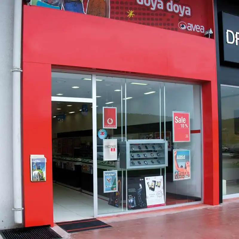 Prospektbox wetterfest A6, Outdoor Anwendung