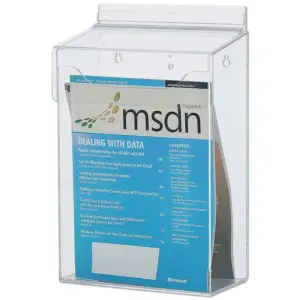 Prospektbox wetterfest A3, Outdoor Hochkant befüllt