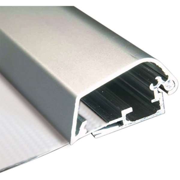 Schwerer Kundenstopper 100 x 140 - Edelstahlrahmen & Betonfuß für maximale Windstabilität-Rahmen