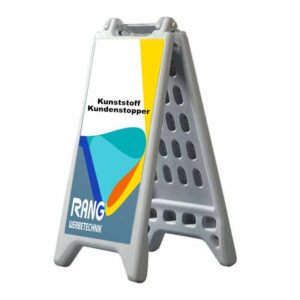 Kunststoff Kundenstopper