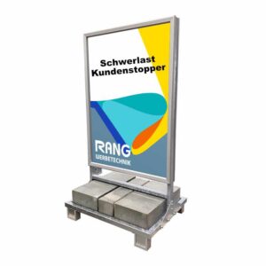 Schwerlast Kundenstopper