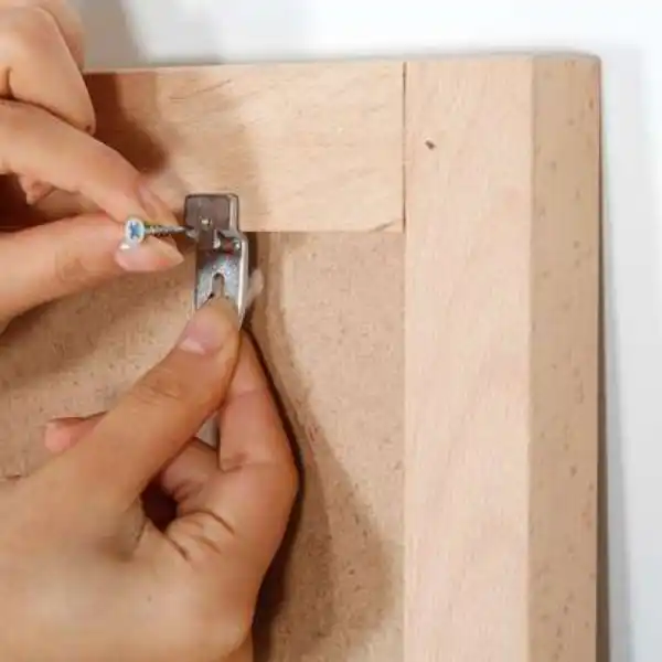 Kreidetafel 30 x 40 cm, 38 mm Holzrahmen Montage.webp