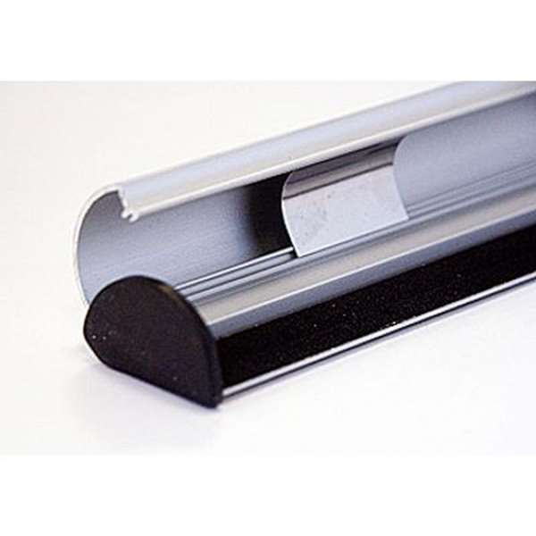 Alu Posterleisten 50 cm silber Klappleisten 26 mm mit Aufhängeösen Leiste