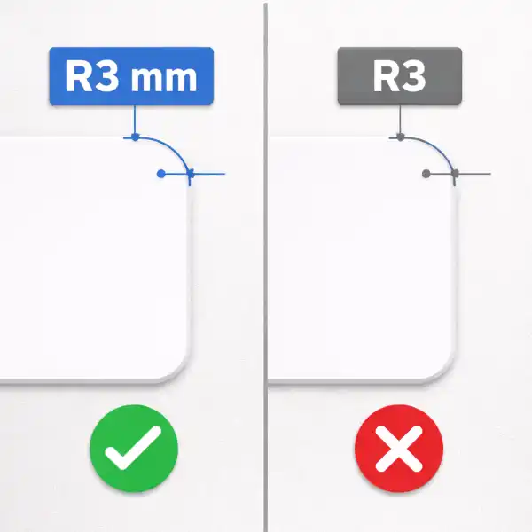 Ecken abrunden. So gibst du Radien richtig an Ecken abrunden. So gibst du Radien richtig an