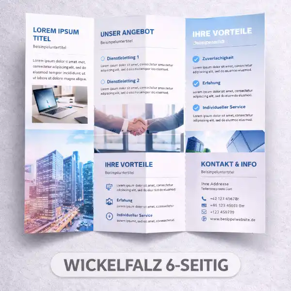 Falzarten erklärt : Wickelfalz vs. Altarfalz