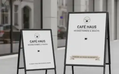 Kundenstopper A1 oder A0. Welche Plakatgröße wirklich auffällt