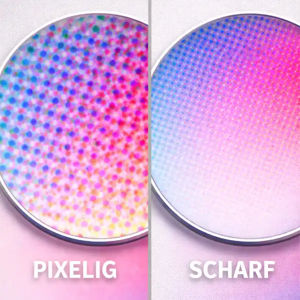 Wie du pixelige Drucke vermeidest