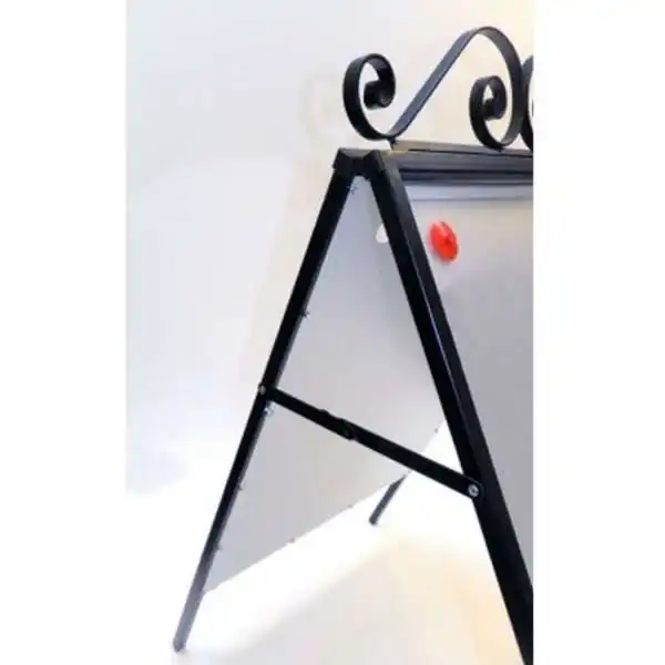 ClassicArt Kundenstopper Antik 50x70 schwarz Rückwand