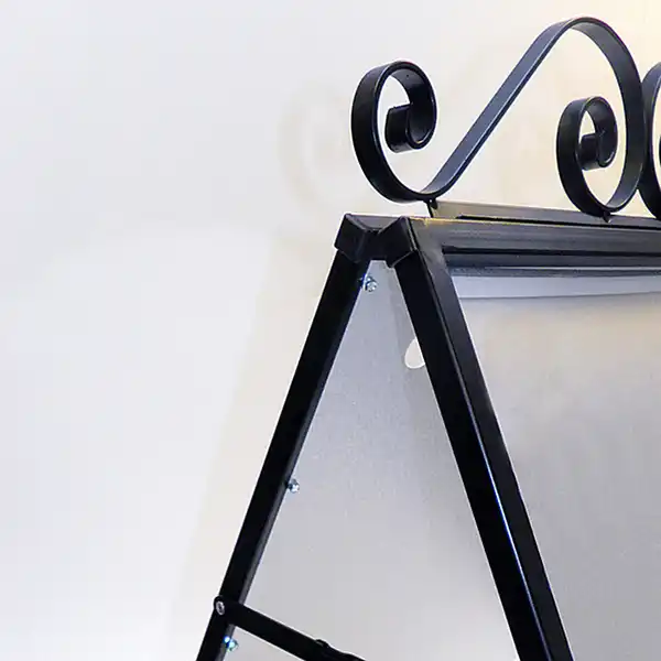 ClassicArt Kundenstopper Antik 50x70 schwarz Plakat