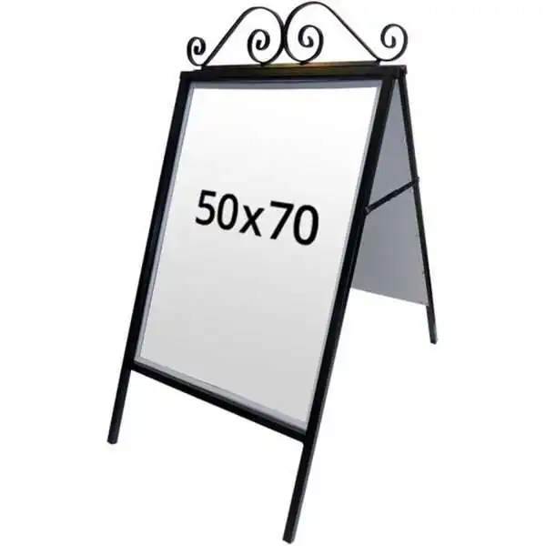 ClassicArt Kundenstopper Antik 50x70 schwarz Aufsteller