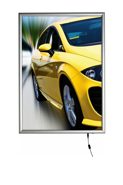 LED-Display A1 einseitig, schlankes Profil, homogene Ausleuchtung