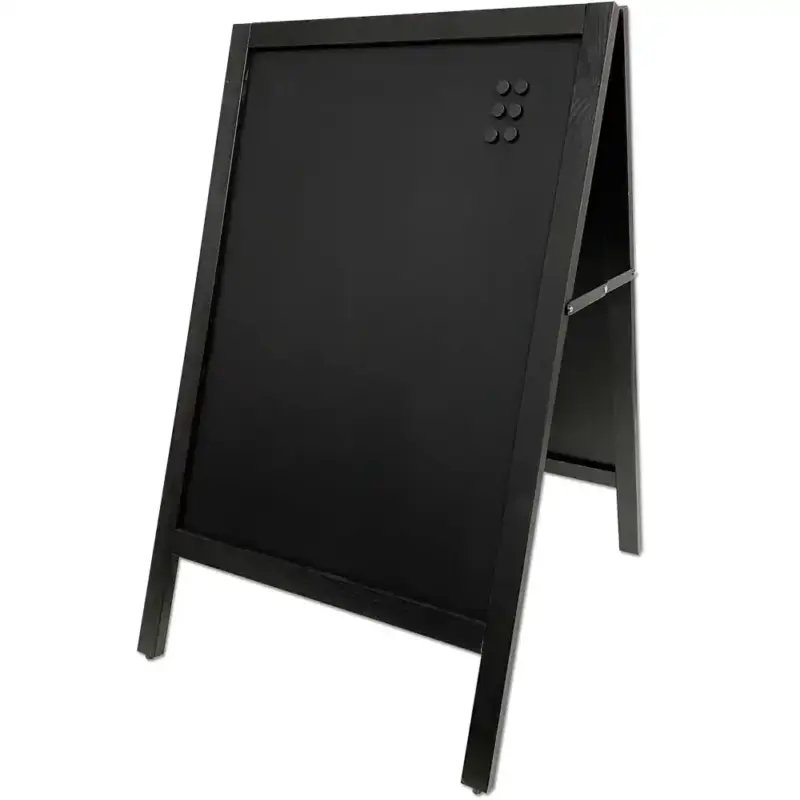 Schwarze Kreidetafel 90x60 cm, schwarz ECO-Holzrahmen Schwarze Kreidetafel 90x60 cm, schwarz ECO-Holzrahmen